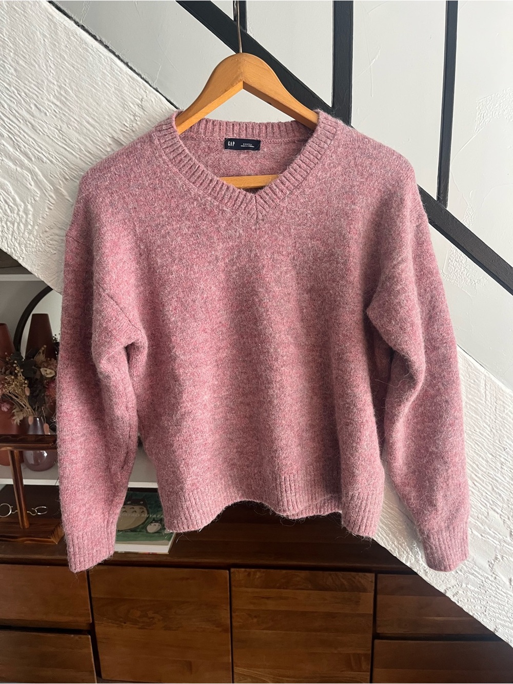 GAP Alpaca Blend V-Neck Sweater